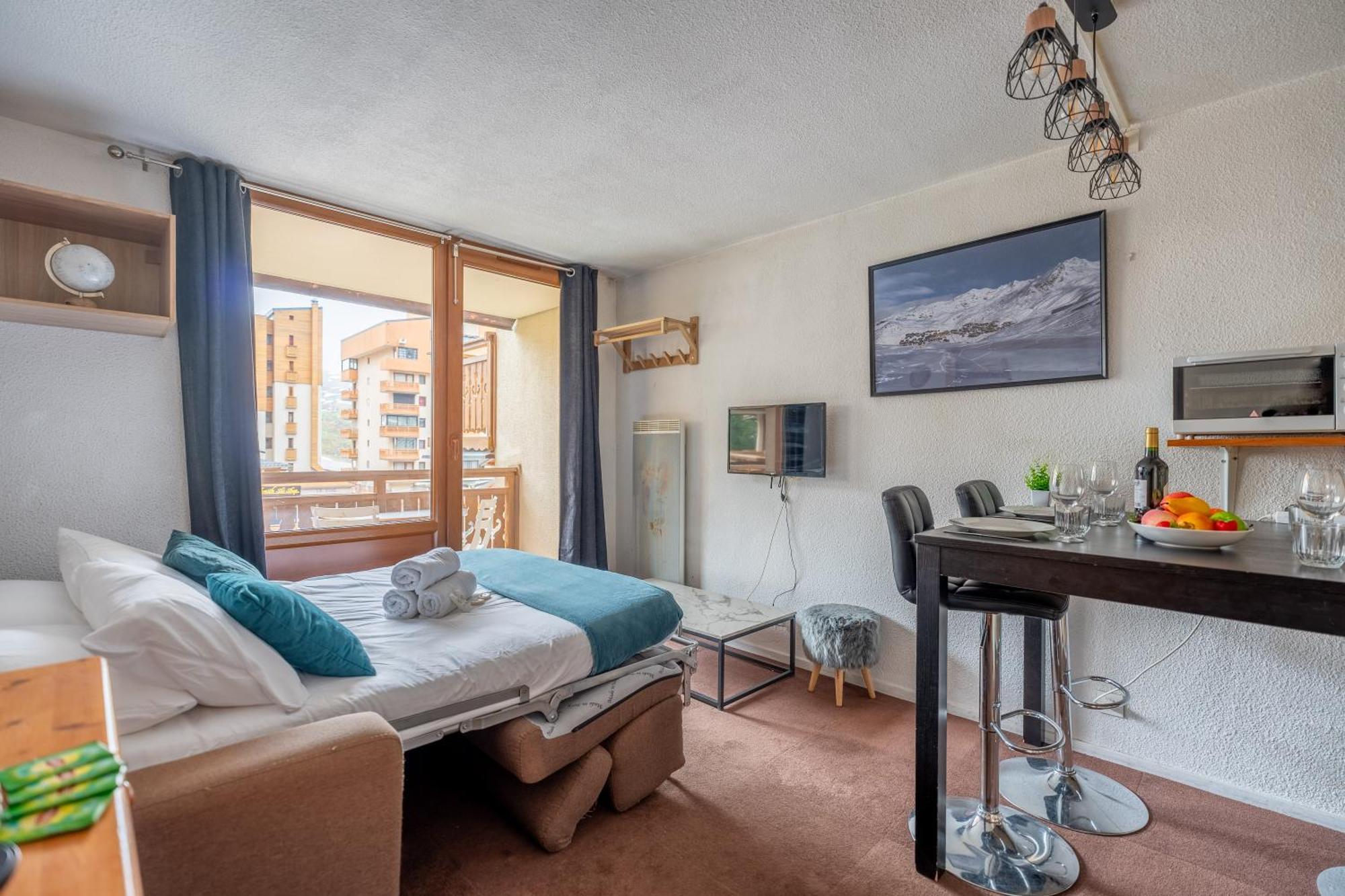 In-out - Heart Of Modern Apartment, Wifi 93 Apartment Val Thorens
